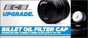 Porsche 996T ECS Billet Aluminum Oil Filter Cap