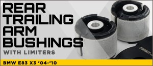 BMW E83 X3 Rear Trailing Arm Bushings