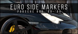Porsche 996 Smoked Euro Side Markers