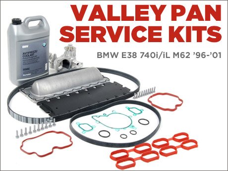 ECS News - BMW E38 7 Series Valley Pan Service Kits