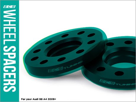 ECS News - ECS Wheel Spacers for your Audi B8 A4