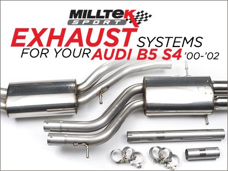 ECS News - Audi B5 S4 Milltek Exhaust System