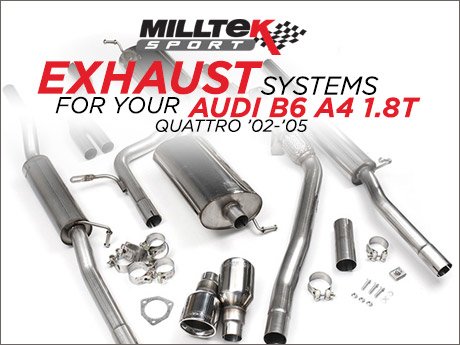 ECS News - Audi B6 A4 Milltek Exhaust System