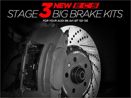 ECS News - Audi B6 A4 1.8T Stage 3 ECS Big Brake Kits