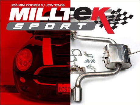 milltek exhaust mini cooper s r53