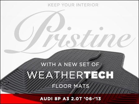 Ecs News Audi 8p A3 Weathertech Floor Mats