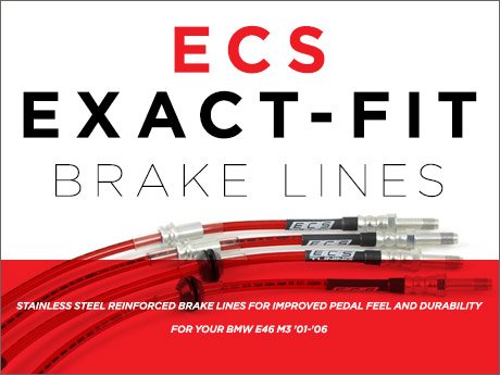 E46 M3 Stainless Steel Complete 4 Brake Line Kit DOT Compliant