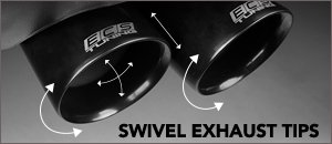 ECS Swivel Exhaust Tips for your BMW