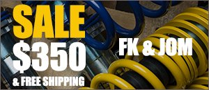FK & JOM VW Coilover Sale - Volkswagen