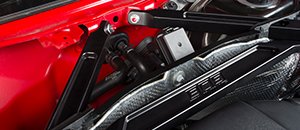 New ECS Billet Aluminum Front Strut Brace | Audi B9