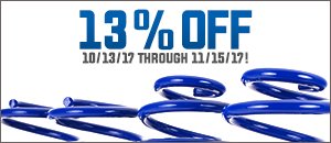 Racingline Sport Springs Fall Sale for your VW/Audi