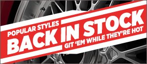 Popular Alzor Styles Back in Stock - 5x100