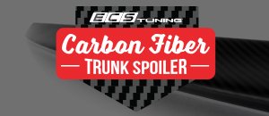 NEW! ECS Tuning Carbon Fiber Trunk Spoiler