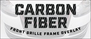 New! Carbon Fiber Front Grille Frame