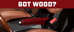 Got Wood? New MK5/MK6 Wooden Parking Brake Handle