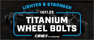 14x1.25 ECS Titanium Wheel Bolts for your BMW