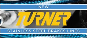 New Turner Motorsport Stainless Steel Brake Lines - E60