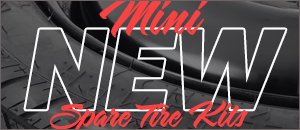 New OEM MINI Spare Tire Kits - Mounted and Ready To Go