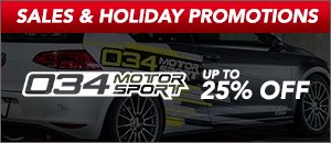 Up to 25% Off 034Motorsport Products