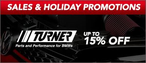 Up to 15% off Turner Motorsport for your BMW