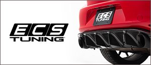 New ECS MK7 GTI Carbon Fiber Rear Diffuser