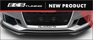 New ECS Audi 8V RS3 Carbon Fiber Front Lip
