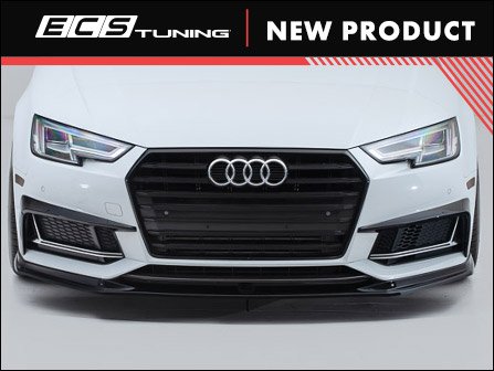 ECS News - New Audi B9 A4/S4 Pre-Facelift Gloss Black Front Lip