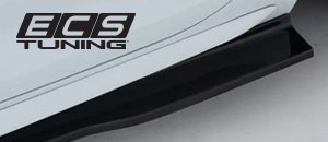 New ECS Audi B9 A4/S4 Flat Side Skirts in Gloss Black
