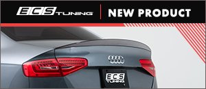 ECS Gloss Black Audi B8.5 A4 Trunk Spoiler