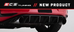 ECS MK7 GTI Gloss Black Rear Diffuser