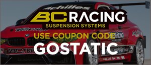 Use Code GOSTATIC - On BC Racing