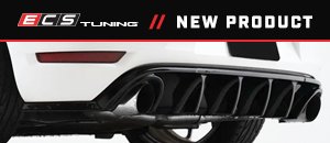 MK6 GTI Gloss Black Rear Diffuser