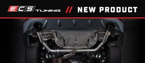 New ECS MK7 Jetta GLI 3.0" Catback Exhaust System