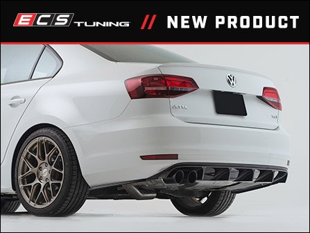 ECS News - New MK6 Facelift Jetta Rear Diffusers & Side Spats