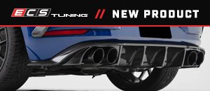 NEW ECS MK7.5 Golf R Carbon Fiber Rear Diffuser