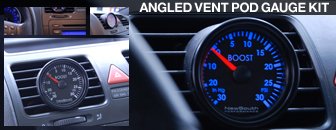 Volkswagen MKV Angled Vent Pod Gauge Kit
