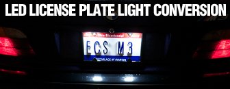 LED License Plate Light Conversion