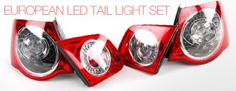 VW MKV Jetta European LED Tail Light Set
