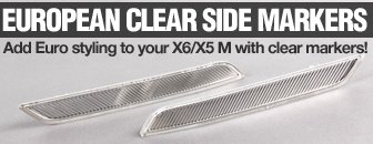 BMW E70/E71 European Clear Side Markers