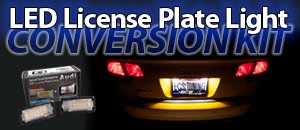 Audi Racing Dash LED License Plate Light Conversion Kit