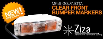 VW MKII Bumper Marker Lens - Clear