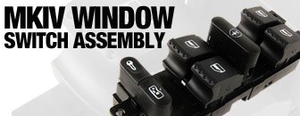 VW MKIV Window Switch Assembly