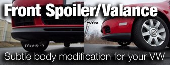 VW MKV Rabbit Front Valance Are On Sale