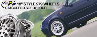 VW 5x100 Miro 18-Inch Style 279 Wheels