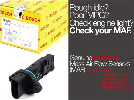 ECS News - BMW S54/S85 BOSCH Mass Air Flow Sensor (MAF)