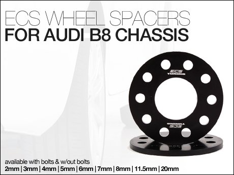 ECS News - ECS Wheel Spacers For Audi B8 Chassis