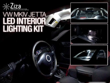 Ecs News Vw Mkiv Jetta Led Interior Lighting Kit