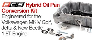 ECS Hybrid Oil Pan for VW 1.8T Engines