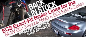 BMW 5-Series RWD & 6-Series ECS Brake Lines