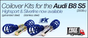 Audi B8 S5 FK Coilovers
